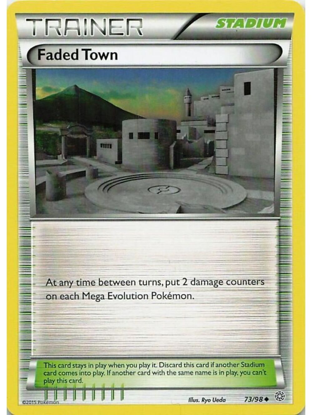 Uncommon Pokemon TCG 2015 Faded Town NM AOR